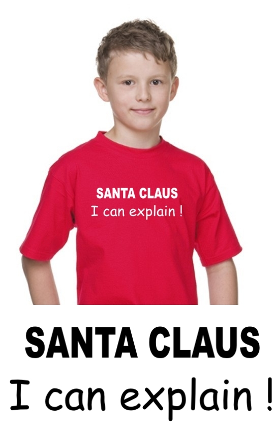 SANTA CLAUS - I can explain - Kinder T-Shirt WEIHNACHTEN