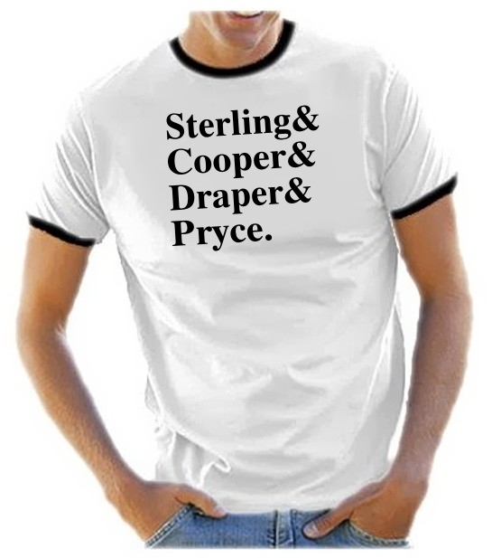 Sterling Cooper Draper Pryce RINGER TSHIRT