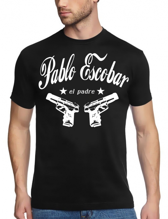 T-Shirt PABLO ESCOBAR T-Shirts el padre  cocaine t-shirt kokain