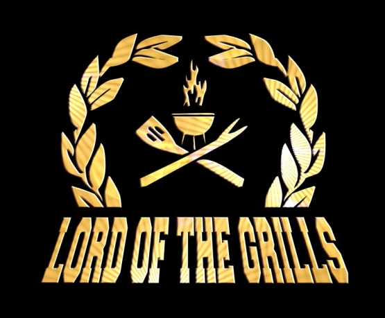 LORD of the GRILLS - T-SHIRT - BBQ - GRILL and CHILL -