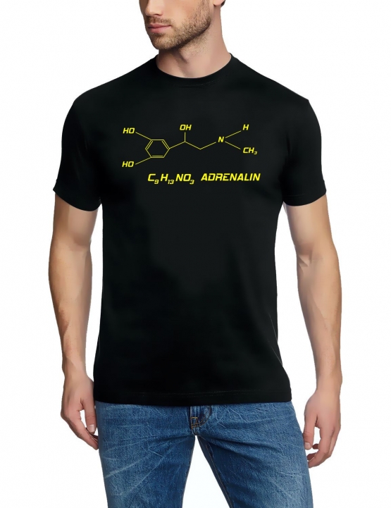 Adrenalin  T-Shirt schwarz C9 H13 NO2