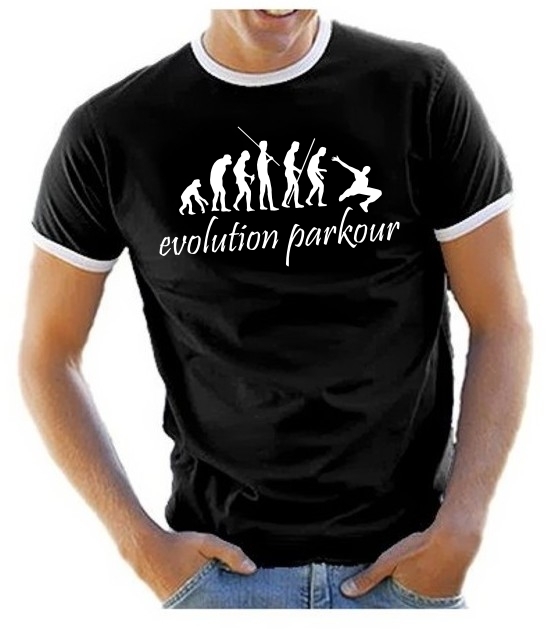 Parkour evolution T-SHIRT S M L XL XXL XXXL