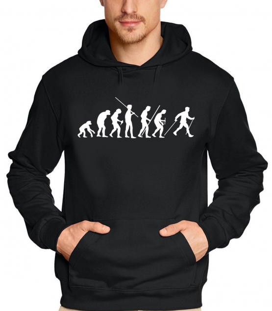 Nordic Walking Evolution Hoodie Sweatshirt
