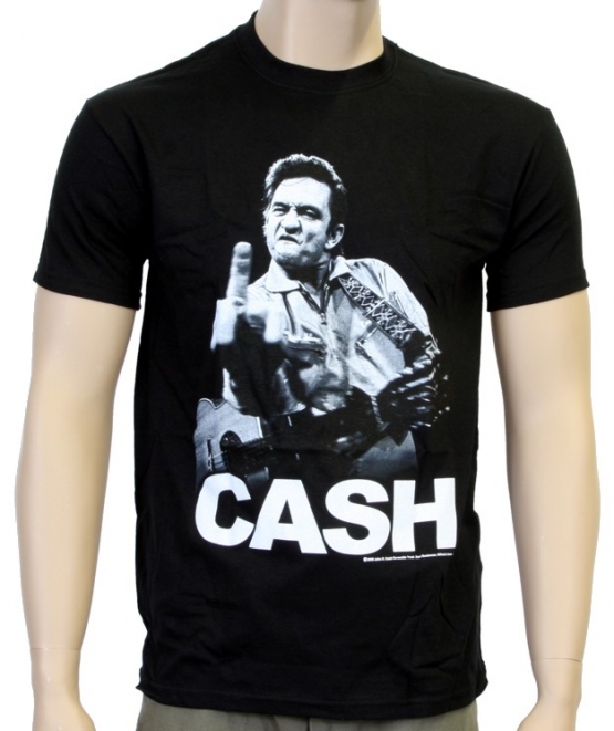 JOHNNY CASH T-Shirt schwarz FLIPPIN Gr.S M L XL
