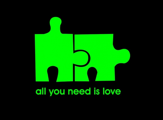 All you need is love - T-Shirt S - XXXL
