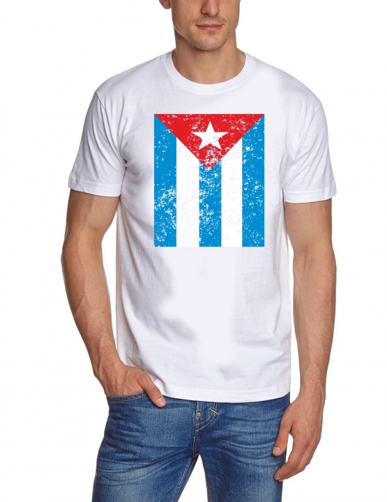 CUBA VINTAGE SHIRT KUBA T-SHIRT S - XXXL