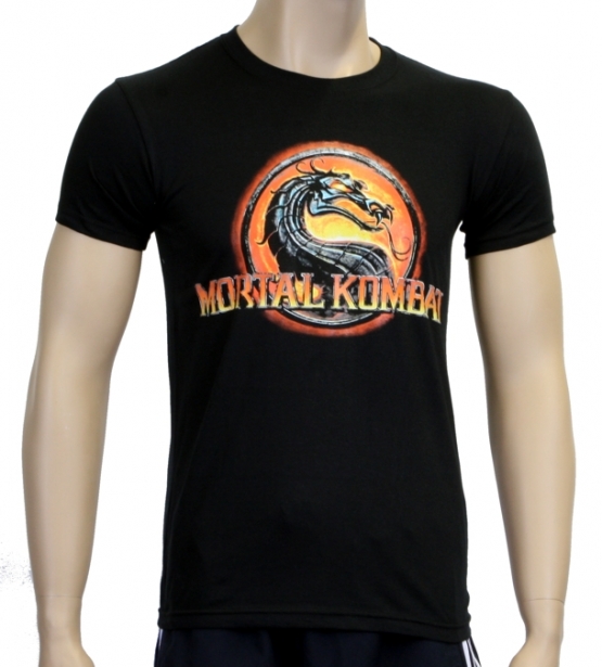 Mortal Kombat LOGO T-Shirt Dragon S M L XL