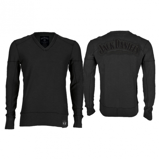 JACK DANIELS Sweatshirt Pullover Schwarz mit Logo S M L XL