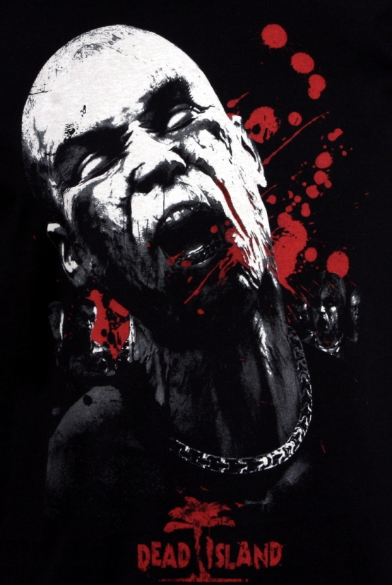 The DEAD ISLAND - Herren Zombie V1 Schwarz T-Shirt, GR.S M L XL