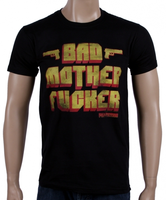 Pulp Fiction - Bad Mother Fucker Schwarz T-Shirt, GR.S M L XL