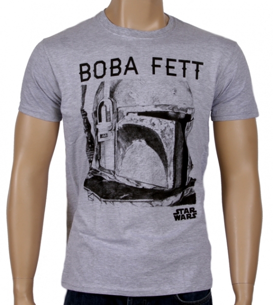 Star Wars BOBA FETT T-Shirt grey S M L XL