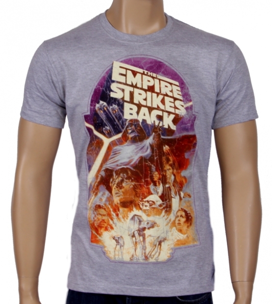 STAR WARS - The Empire Strikes Back - T-Shirt hellgrau S - XXL