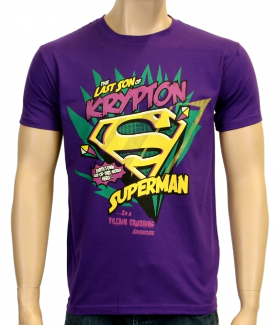 SUPERMAN - LAST SON OF KRYPTON - VIOLETT - T-shirt -