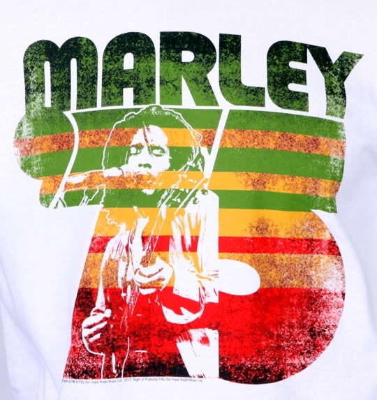 Bob Marley - 1975 Manchester England White, - S M L XL