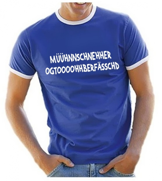 MÜHHNNCHÄHHNER OGGTOHPERHFÄSSCHD ! Ringer T-Shirt S - XXL versch