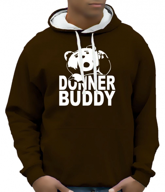 DONNER BUDDY  THUNDER SONG TEDDY fuck you thunder Sweatshirt mit