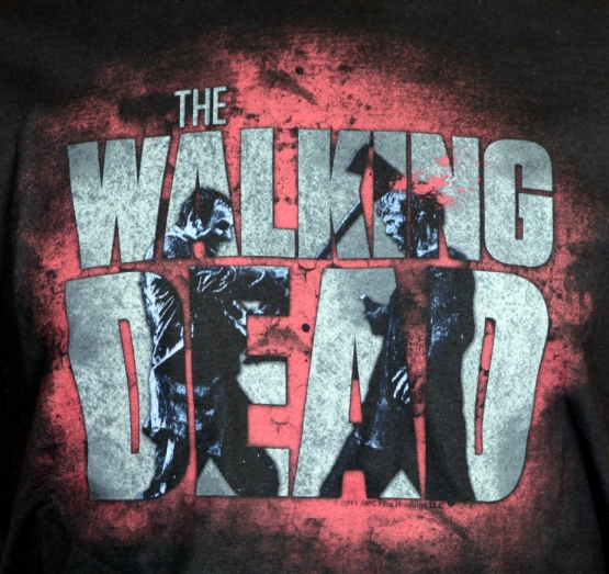 THE WALKING DEAD - T-Shirt - NEU Schwarz - Rot S M L XL XXL