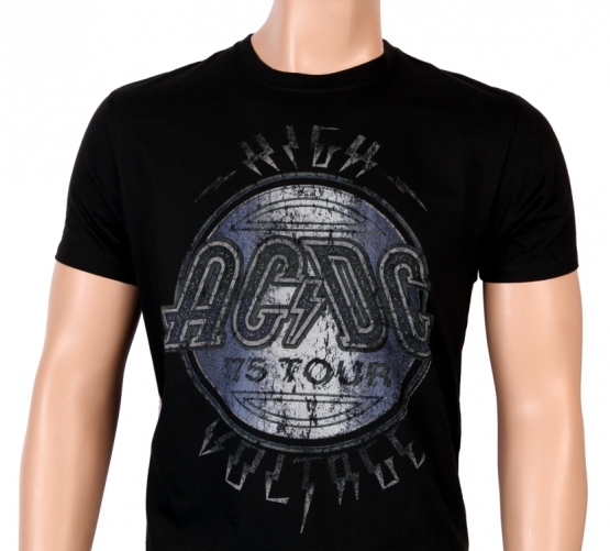 AC/DC Tour 75 - T-Shirt, Schwarz - S M L XL XXL