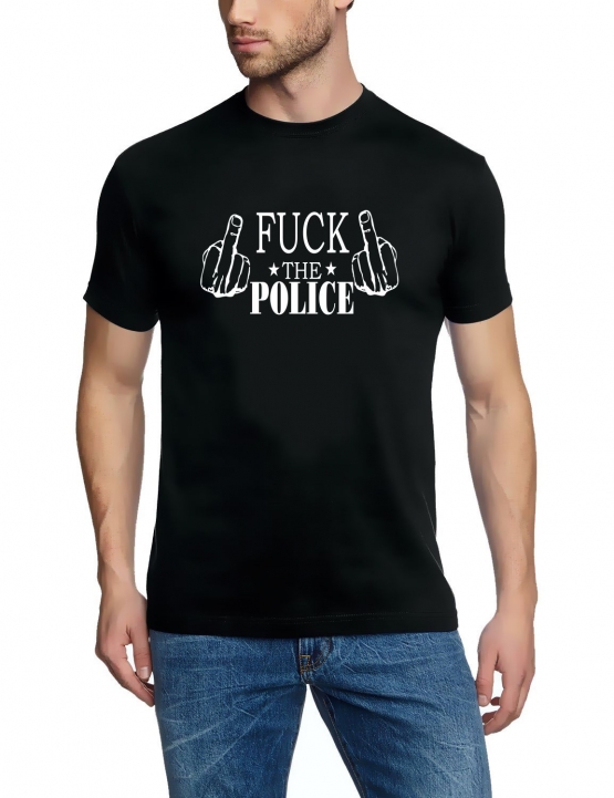 FUCK THE POLICE anti Polizei t-shirt ACAB black