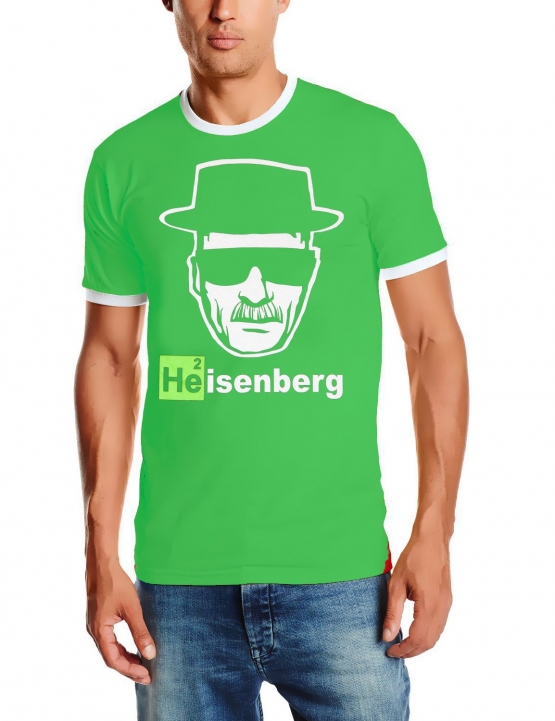 HEISENBERG HEAD LOGO RINGER T-Shirt div. Farben S M L XL 2XL
