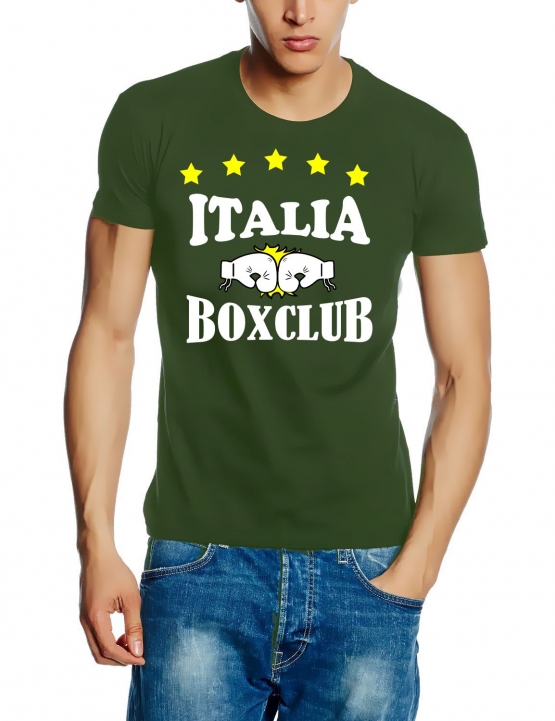 ITALIA BOXCLUB T-Shirt  S M L XL 2XL 3XL 4XL 5XL