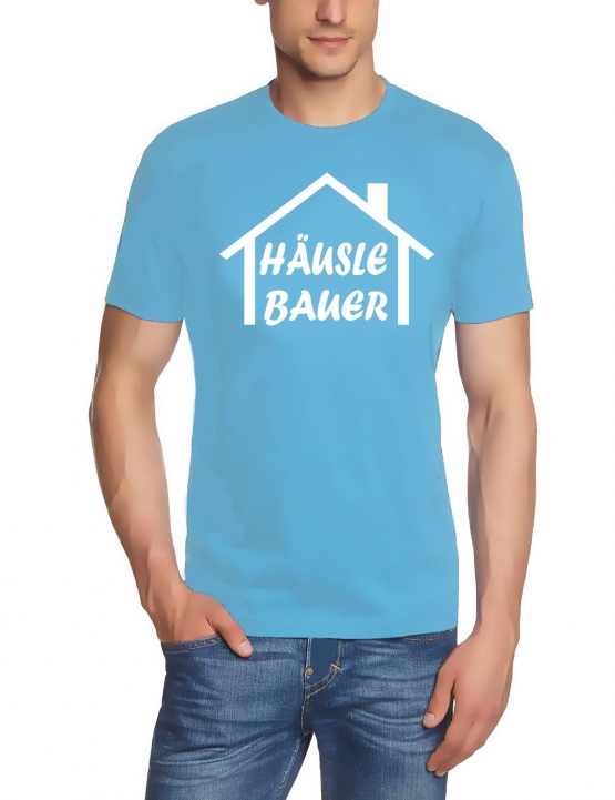 HÄUSLEBAUER - BAUHERR T-Shirt  S M L XL 2XL 3XL 4XL 5XL