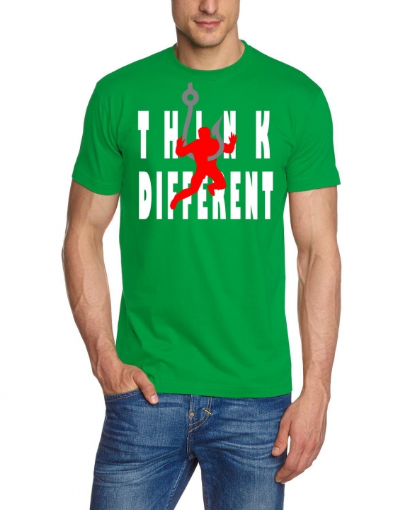 Anglershirt Think Different - Angler am Haken T-Shirt  S M L XL 