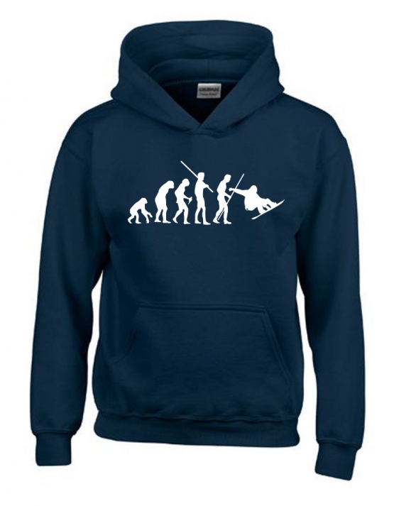 SNOWBOARD Evolution Kinder Sweatshirt mit Kapuze HOODIE Kids Gr.