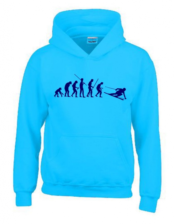 SKI Evolution Kinder Sweatshirt mit Kapuze HOODIE Kids Gr.128 - 