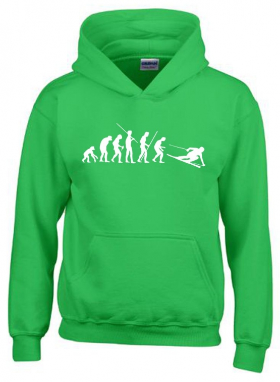 SKI Evolution Kinder Sweatshirt mit Kapuze HOODIE Kids Gr.128 - 