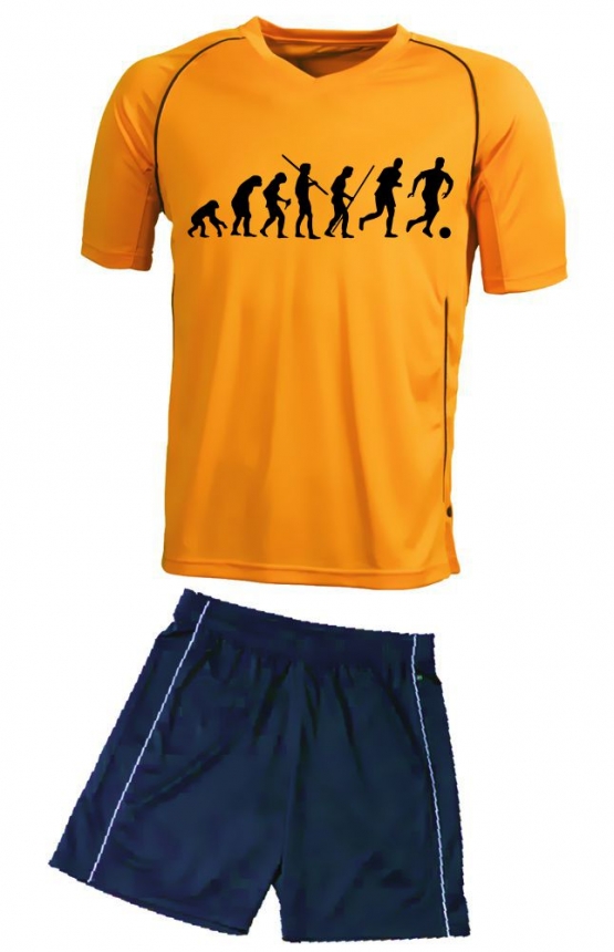 TRIKOT SET Fußball Evolution Kinder Fußball Trikot + Hose  Kids 98-104, 110-116, 122-128, 134-140, 146-152, 158-164 cm schwarz, rot, blau. Grün, orange, weiß, gelb