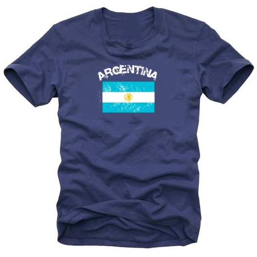 ARGENTINA vintage t-shirt Argentinien BLACK T-Shirt
