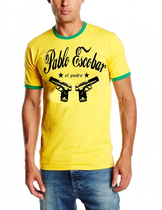 Pablo Escobar T-Shirt el padre ringer S M L XL XXL