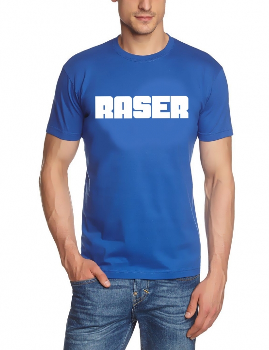 RASER t-shirt mittelblau S M L XL XXL
