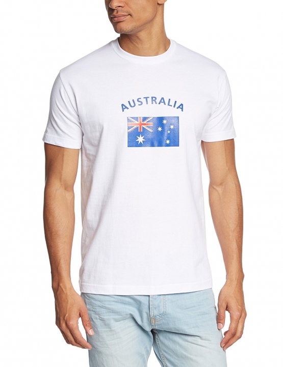 AUSTRALIEN T-Shirt vintage T-SHIRT weiss AUSTRALIA