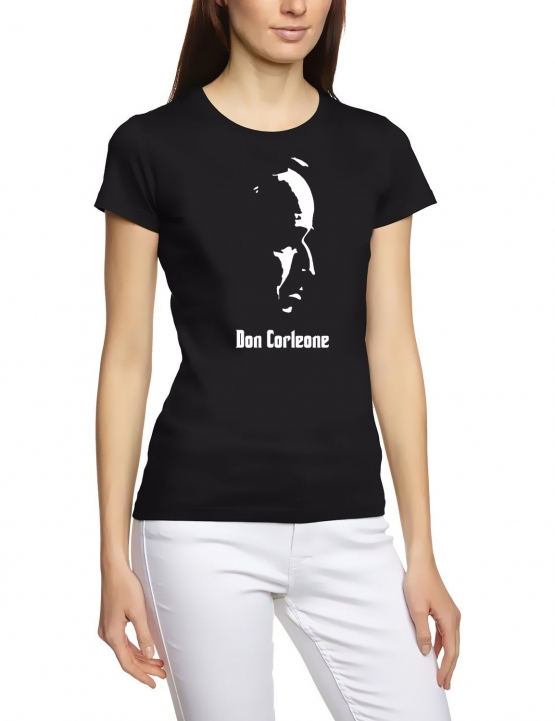 DON CORLEONE girly t-shirt schwarz S M L XL
