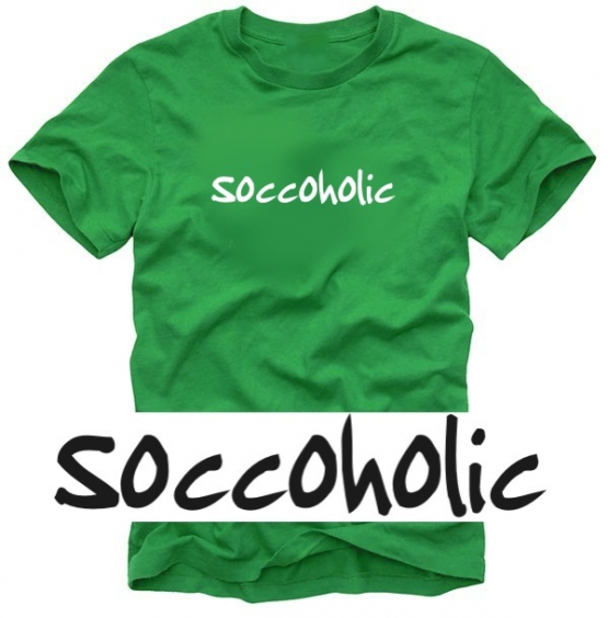 T-shirt Soccoholic grün