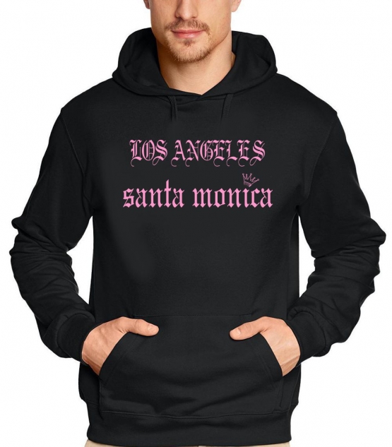 LOS ANGELES santa monica  HOODIE S M L XL XXL