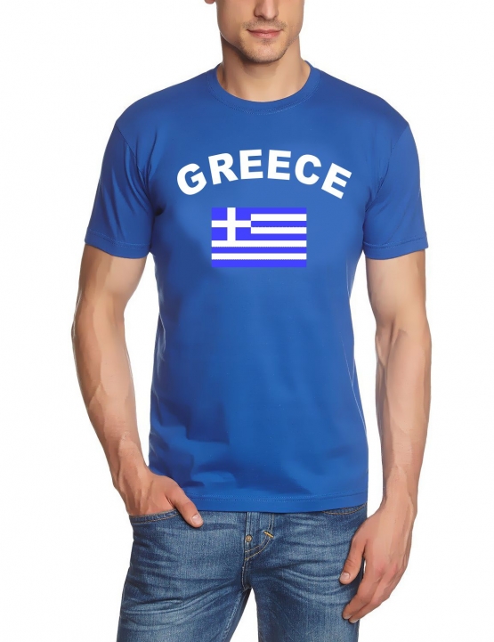 GRIECHENLAND T-SHIRT GREECE S - XXL royalblau