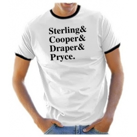 Sterling Cooper Draper Pryce RINGER TSHIRT