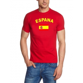 SPANIEN ESPANA Fußball T-Shirt rot S M L XL XXL