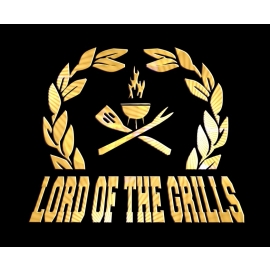 LORD of the GRILLS - T-SHIRT - BBQ - GRILL and CHILL -