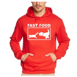Fast Food - Sweatshirt mit Kapuze HOODIE