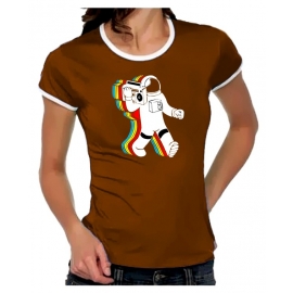 Funky moon man - Astronaut - T-shirt girly Ringer