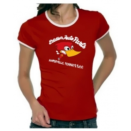 Eddies Autoparts -Knoxville- Jackass Girly Ringer T-Shirt