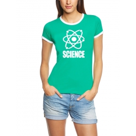 SCIENCE -  Girly RINGER T-SHIRT S M L XL