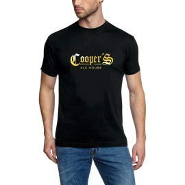 COOPERS - Ale House - schwarz/gold - King of Queens T-Shirt