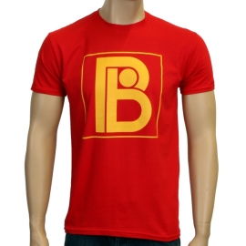 PLAN B, red - yellow Logo T-SHIRT