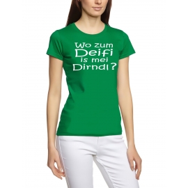 Wo zum DEIFI is mei DIRNDL ? Girly T-Shirt div. Farben S - XXL