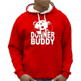 DONNER BUDDY  THUNDER SONG TEDDY fuck you thunder Sweatshirt mit
